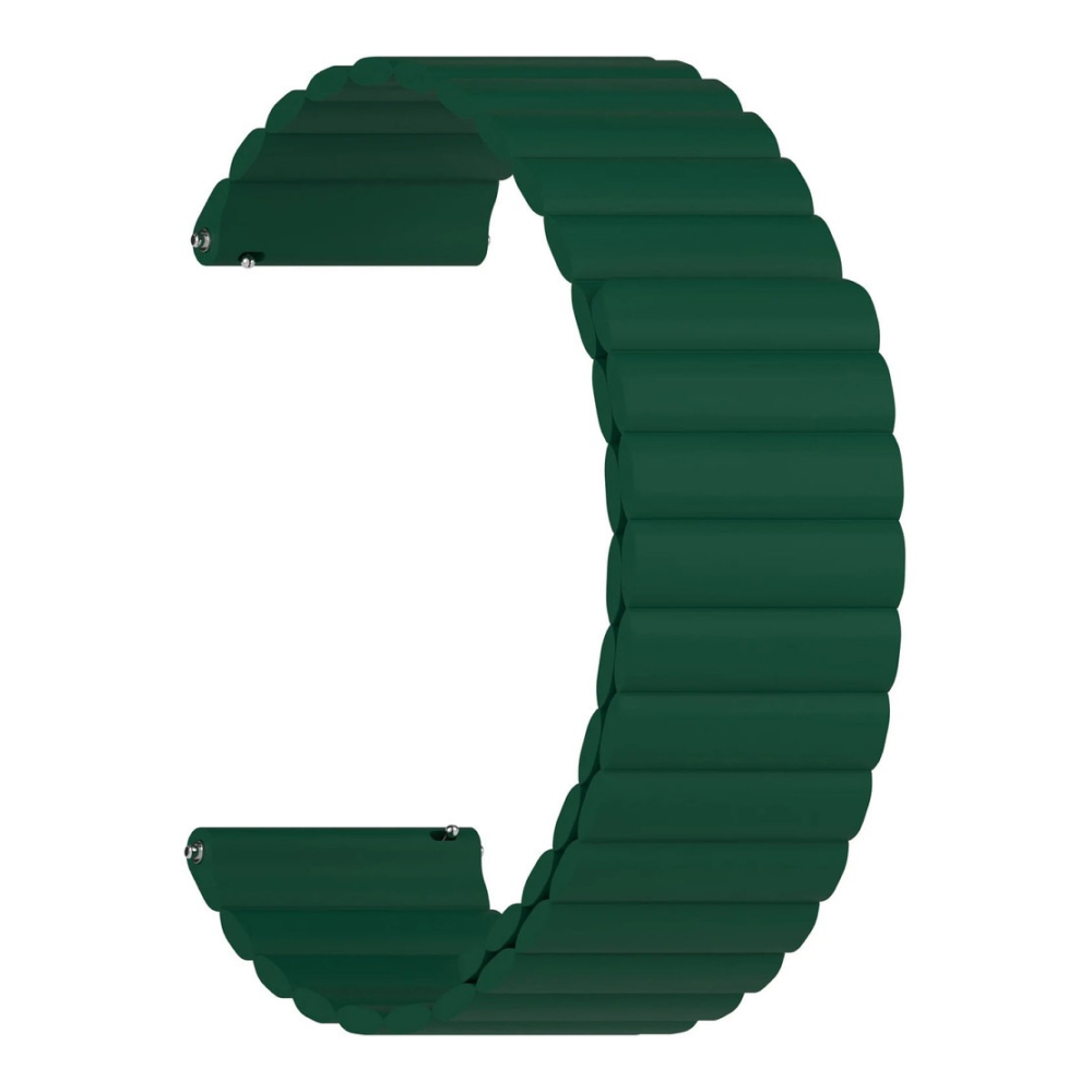 Ремешок силиконовый для часов Lyambda Acrux 20мм, зелёный